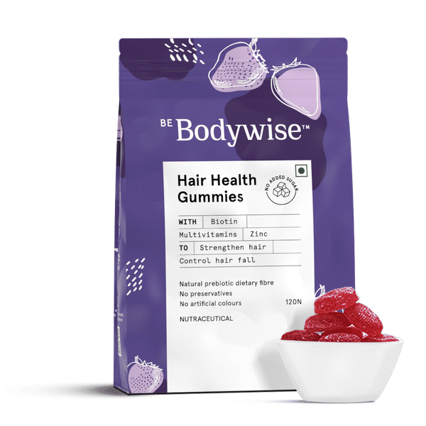 Biotin Hair Gummies for Hair Growth (120 - 4 Month Pack) | Be Bodywise Biotin Hair Gummies for Hair Growth (120 - 4 Month Pack) | Be Bodywise