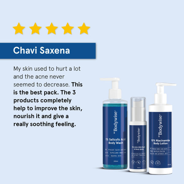 Body Acne Routine Pack Treat Body Acne & Uneven Skin