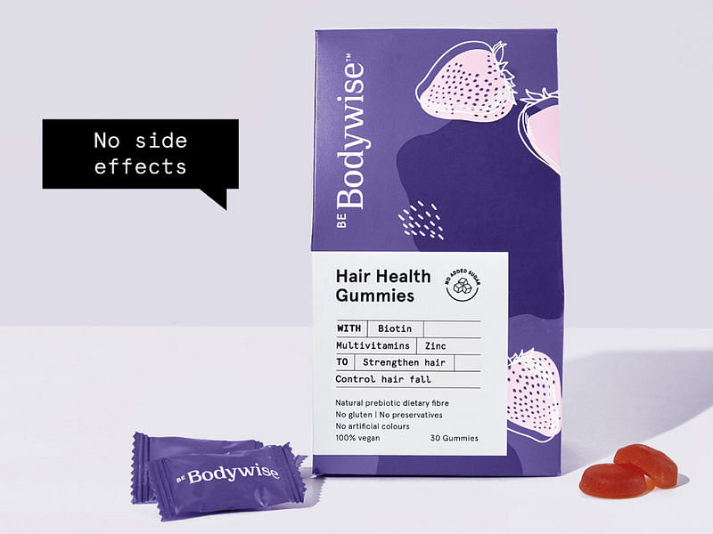 Biotin Hair Gummies for Hair Growth: Vegan Multivitamin Gummies