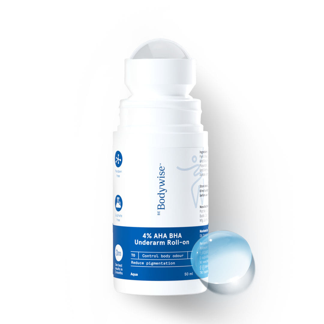 4% AHA BHA Underarm Roll On (50ml) - Aqua