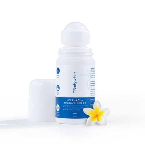 4% AHA BHA Underarm Roll On (50ml) - Flora