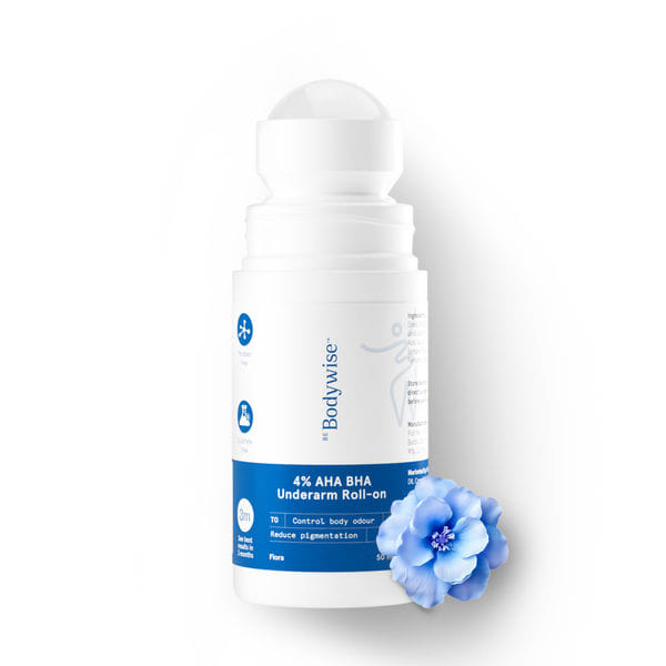 4% AHA BHA Underarm Roll On - 50 mL - Flora