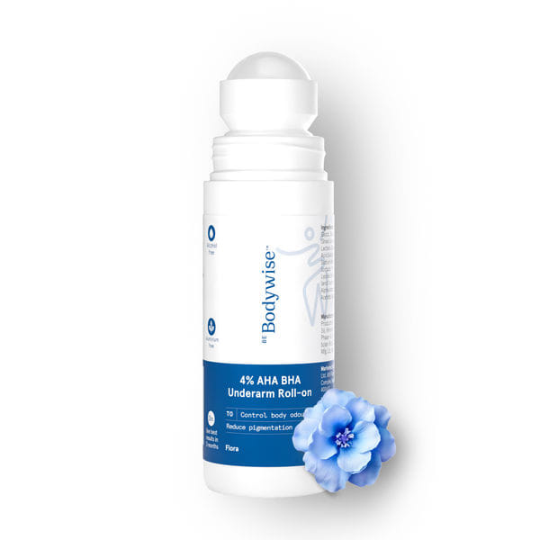 4% AHA BHA Underarm Roll On - 50 mL - Flora