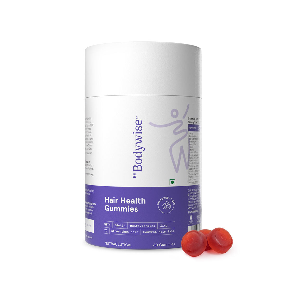 Biotin Hair Gummies for Hair Growth: Vegan Multivitamin Gummies