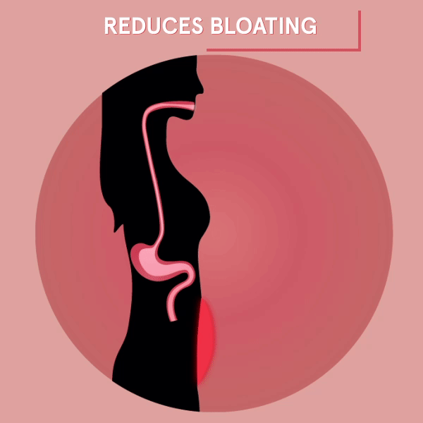 Reduces bloating